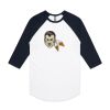 AS Colour - 3/4 Raglan Baseball Sleeve Tee Thumbnail