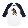 AS Colour - 3/4 Raglan Baseball Sleeve Tee Thumbnail