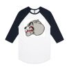 AS Colour - 3/4 Raglan Baseball Sleeve Tee Thumbnail