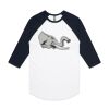 AS Colour - 3/4 Raglan Baseball Sleeve Tee Thumbnail