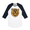 AS Colour - 3/4 Raglan Baseball Sleeve Tee Thumbnail