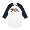 AS Colour - 3/4 Raglan Baseball Sleeve Tee Thumbnail