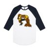 AS Colour - 3/4 Raglan Baseball Sleeve Tee Thumbnail