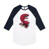 AS Colour - 3/4 Raglan Baseball Sleeve Tee Thumbnail