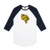 AS Colour - 3/4 Raglan Baseball Sleeve Tee Thumbnail