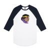 AS Colour - 3/4 Raglan Baseball Sleeve Tee Thumbnail