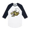 AS Colour - 3/4 Raglan Baseball Sleeve Tee Thumbnail