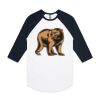 AS Colour - 3/4 Raglan Baseball Sleeve Tee Thumbnail