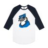 AS Colour - 3/4 Raglan Baseball Sleeve Tee Thumbnail