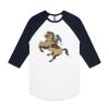 AS Colour - 3/4 Raglan Baseball Sleeve Tee Thumbnail
