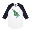 AS Colour - 3/4 Raglan Baseball Sleeve Tee Thumbnail