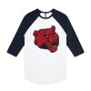 AS Colour - 3/4 Raglan Baseball Sleeve Tee Thumbnail