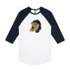 AS Colour - 3/4 Raglan Baseball Sleeve Tee Thumbnail