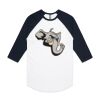 AS Colour - 3/4 Raglan Baseball Sleeve Tee Thumbnail