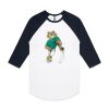 AS Colour - 3/4 Raglan Baseball Sleeve Tee Thumbnail