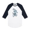 AS Colour - 3/4 Raglan Baseball Sleeve Tee Thumbnail