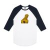 AS Colour - 3/4 Raglan Baseball Sleeve Tee Thumbnail