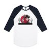 AS Colour - 3/4 Raglan Baseball Sleeve Tee Thumbnail