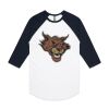 AS Colour - 3/4 Raglan Baseball Sleeve Tee Thumbnail