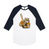 AS Colour - 3/4 Raglan Baseball Sleeve Tee Thumbnail