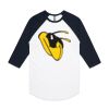 AS Colour - 3/4 Raglan Baseball Sleeve Tee Thumbnail