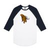 AS Colour - 3/4 Raglan Baseball Sleeve Tee Thumbnail