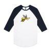 AS Colour - 3/4 Raglan Baseball Sleeve Tee Thumbnail