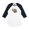 AS Colour - 3/4 Raglan Baseball Sleeve Tee Thumbnail