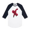 AS Colour - 3/4 Raglan Baseball Sleeve Tee Thumbnail