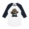 AS Colour - 3/4 Raglan Baseball Sleeve Tee Thumbnail