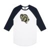 AS Colour - 3/4 Raglan Baseball Sleeve Tee Thumbnail