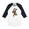 AS Colour - 3/4 Raglan Baseball Sleeve Tee Thumbnail