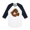 AS Colour - 3/4 Raglan Baseball Sleeve Tee Thumbnail