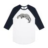 AS Colour - 3/4 Raglan Baseball Sleeve Tee Thumbnail