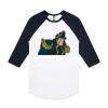AS Colour - 3/4 Raglan Baseball Sleeve Tee Thumbnail