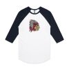 AS Colour - 3/4 Raglan Baseball Sleeve Tee Thumbnail