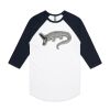 AS Colour - 3/4 Raglan Baseball Sleeve Tee Thumbnail