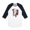 AS Colour - 3/4 Raglan Baseball Sleeve Tee Thumbnail