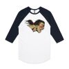 AS Colour - 3/4 Raglan Baseball Sleeve Tee Thumbnail