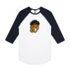 AS Colour - 3/4 Raglan Baseball Sleeve Tee Thumbnail