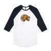 AS Colour - 3/4 Raglan Baseball Sleeve Tee Thumbnail