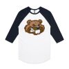 AS Colour - 3/4 Raglan Baseball Sleeve Tee Thumbnail