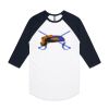 AS Colour - 3/4 Raglan Baseball Sleeve Tee Thumbnail