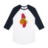 AS Colour - 3/4 Raglan Baseball Sleeve Tee Thumbnail