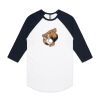 AS Colour - 3/4 Raglan Baseball Sleeve Tee Thumbnail