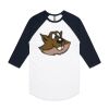 AS Colour - 3/4 Raglan Baseball Sleeve Tee Thumbnail