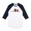 AS Colour - 3/4 Raglan Baseball Sleeve Tee Thumbnail