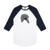 AS Colour - 3/4 Raglan Baseball Sleeve Tee Thumbnail