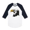AS Colour - 3/4 Raglan Baseball Sleeve Tee Thumbnail