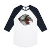 AS Colour - 3/4 Raglan Baseball Sleeve Tee Thumbnail